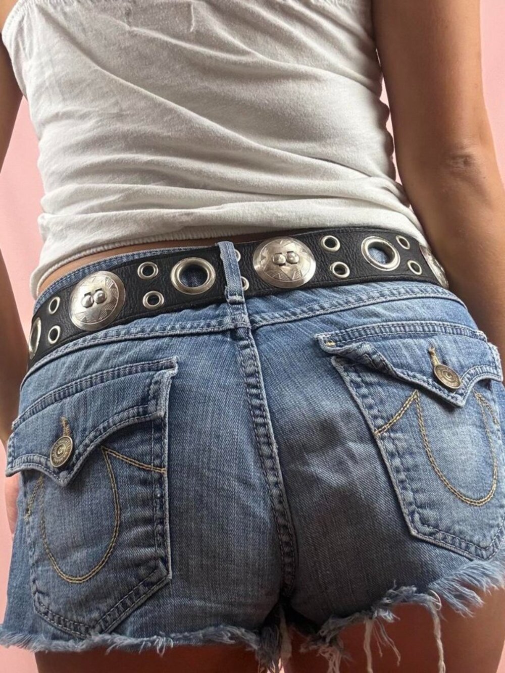Vintage Western Leather Belt